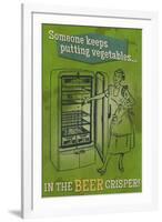 The Beer Crisper-Lantern Press-Framed Art Print