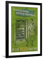 The Beer Crisper-Lantern Press-Framed Art Print