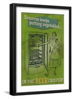 The Beer Crisper-Lantern Press-Framed Art Print