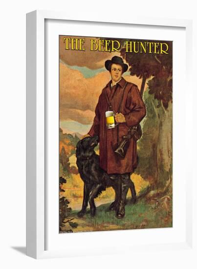The Beer Hunter-null-Framed Art Print