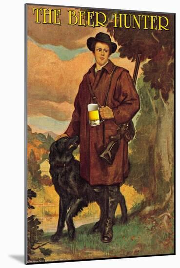 The Beer Hunter-null-Mounted Art Print