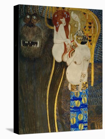 The Beethoven Frieze 1902-Gustav Klimt-Stretched Canvas