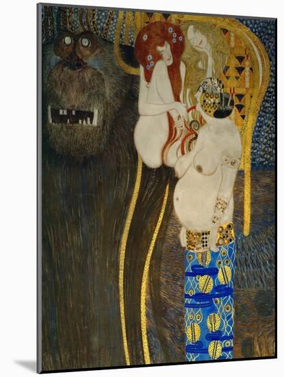 The Beethoven Frieze 1902-Gustav Klimt-Mounted Giclee Print