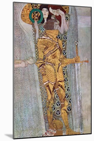 The Beethoven Frieze 2-Gustav Klimt-Mounted Art Print