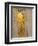 The Beethoven Frieze, Detail: Knight in Shining Armor-Gustav Klimt-Framed Giclee Print