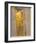 The Beethoven Frieze, Detail: Knight in Shining Armor-Gustav Klimt-Framed Giclee Print