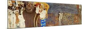 The Beethoven Frieze, Detail: the Hostile Forces, 1902-Gustav Klimt-Mounted Premium Giclee Print