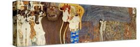 The Beethoven Frieze, Detail: the Hostile Forces, 1902-Gustav Klimt-Stretched Canvas