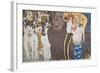 The Beethoven Frieze: the Longing for Happiness, 1902 (Fresco)-Gustav Klimt-Framed Giclee Print