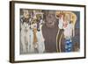 The Beethoven Frieze: the Longing for Happiness, 1902 (Fresco)-Gustav Klimt-Framed Giclee Print