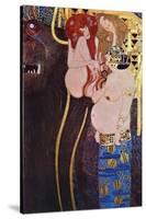 The Beethoven Frieze-Gustav Klimt-Stretched Canvas