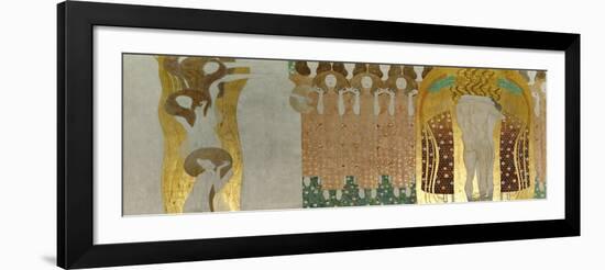 The Beethoven Frieze-Gustav Klimt-Framed Giclee Print