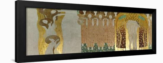 The Beethoven Frieze-Gustav Klimt-Framed Giclee Print