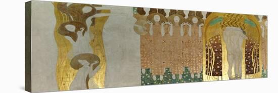 The Beethoven Frieze-Gustav Klimt-Stretched Canvas