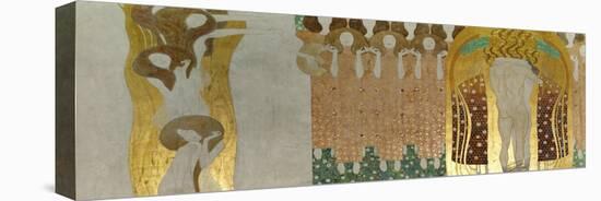 The Beethoven Frieze-Gustav Klimt-Stretched Canvas