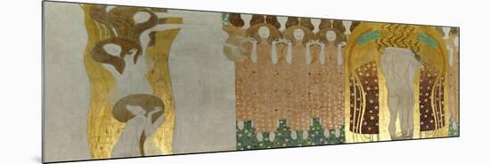 The Beethoven Frieze-Gustav Klimt-Mounted Giclee Print