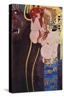 The Beethoven Frieze-Gustav Klimt-Stretched Canvas