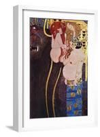 The Beethoven Frieze-Gustav Klimt-Framed Art Print