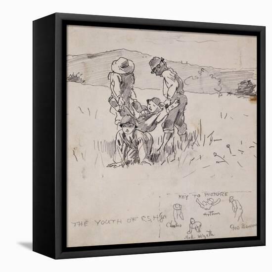 The Beetle and Wedge-Winslow Homer-Framed Stretched Canvas