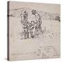 The Beetle and Wedge-Winslow Homer-Stretched Canvas