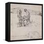 The Beetle and Wedge-Winslow Homer-Framed Stretched Canvas