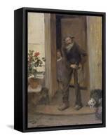 The Beggar, 1881-Jules Bastien-Lepage-Framed Stretched Canvas