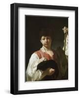 The Beggar Boy, or the Young Pilgrim, 1738-39-Giambattista Piazzetta-Framed Giclee Print