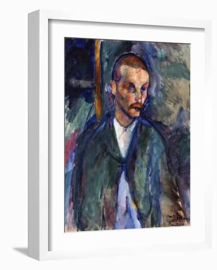 The Beggar of Livorne-Amedeo Modigliani-Framed Giclee Print