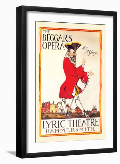 The Beggar's Opera at the Lyric Theatre-null-Framed Art Print