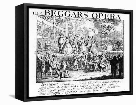 The Beggar's Opera Burlesqued, 1728-William Hogarth-Framed Stretched Canvas