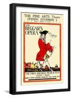 The Beggar's Opera By Mr. Gay. The Fine Arts Theatre Opening November 6.-Claud Lovat Fraser-Framed Art Print