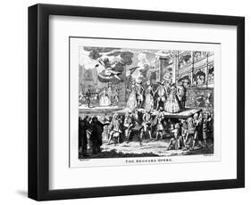 The Beggar's Opera - etching by William Hogarth-William Hogarth-Framed Giclee Print