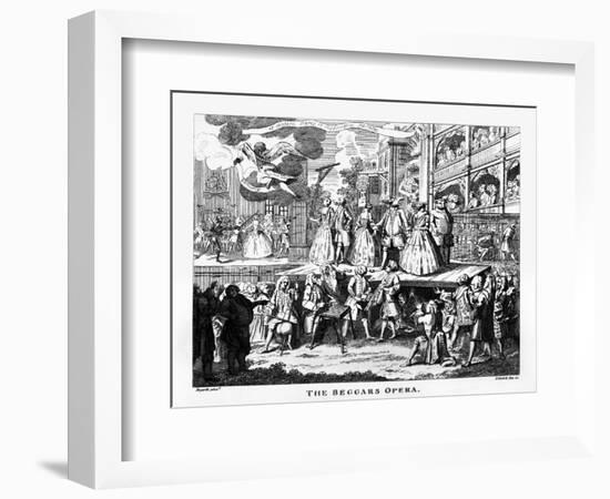 The Beggar's Opera - etching by William Hogarth-William Hogarth-Framed Giclee Print