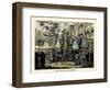 The Beggar's Opera - etching by William Hogarth-William Hogarth-Framed Giclee Print