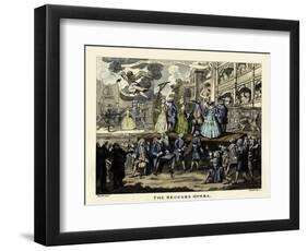 The Beggar's Opera - etching by William Hogarth-William Hogarth-Framed Giclee Print