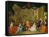 The Beggar's Opera, Scene Iii, Act Xi, 1729-William Hogarth-Framed Stretched Canvas