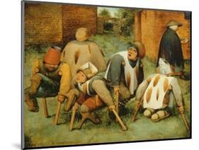 The Beggars, 1568-Pieter Bruegel the Elder-Mounted Giclee Print