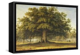 The Beggars Oak-John Glover-Framed Stretched Canvas