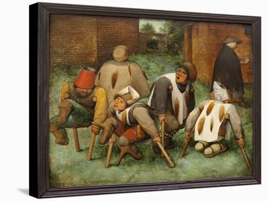 The Beggars (Oil on Panel)-Jan the Elder Brueghel-Stretched Canvas