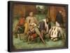 The Beggars (Oil on Panel)-Jan the Elder Brueghel-Stretched Canvas