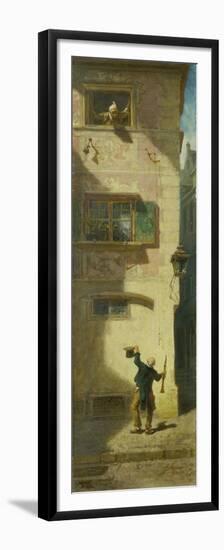 The Begging Musician, ca. 1884-Carl Spitzweg-Framed Premium Giclee Print