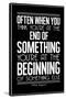 The Beginning Mister Rogers Quote-null-Stretched Canvas