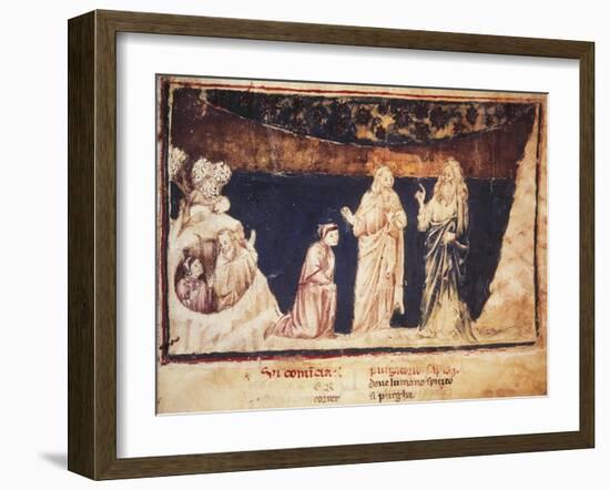 The Beginning of Purgatorio, from Divine Comedy-Dante Alighieri-Framed Giclee Print