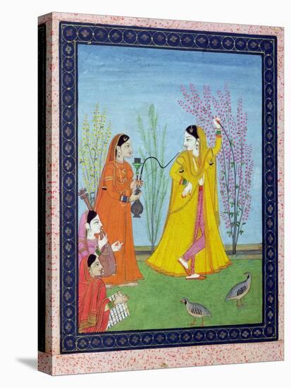 The Beginning of Spring, from Chamba, Himachal Pradesh, c.1800-null-Stretched Canvas