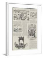 The Beginnings of Illustrated Journalism-null-Framed Giclee Print