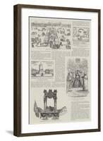 The Beginnings of Illustrated Journalism-null-Framed Giclee Print