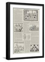 The Beginnings of Illustrated Journalism-null-Framed Giclee Print