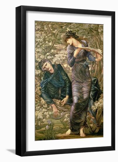 The Beguiling of Merlin, 1872-77-Edward Burne-Jones-Framed Giclee Print