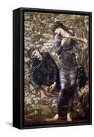 The Beguiling of Merlin by Edward Burne Jones-null-Framed Stretched Canvas