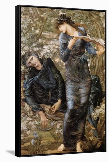 The Beguiling of Merlin-Edward Burne-Jones-Framed Stretched Canvas